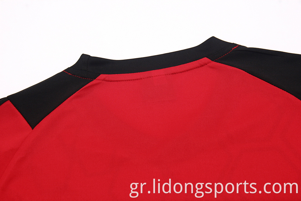 Προσαρμοσμένος σχεδιασμός Η δική σας αθλητική φανέλα ποδοσφαίρου Set Soccer Wear USA Kids Football Jersey Soccer πουκάμισο